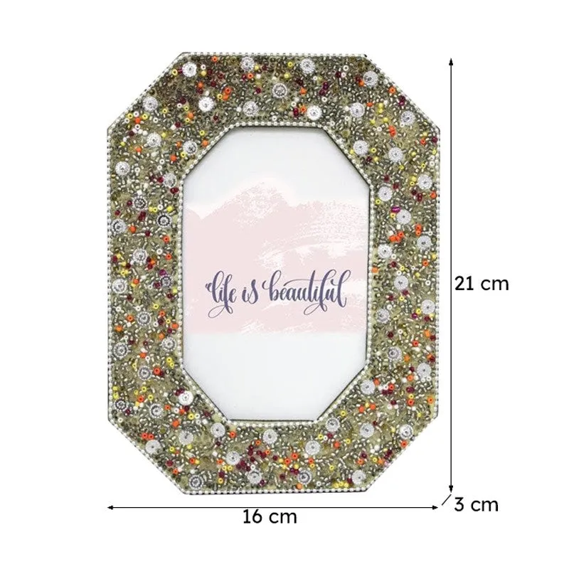 Bejewelled Photo Frame - Gold media 7