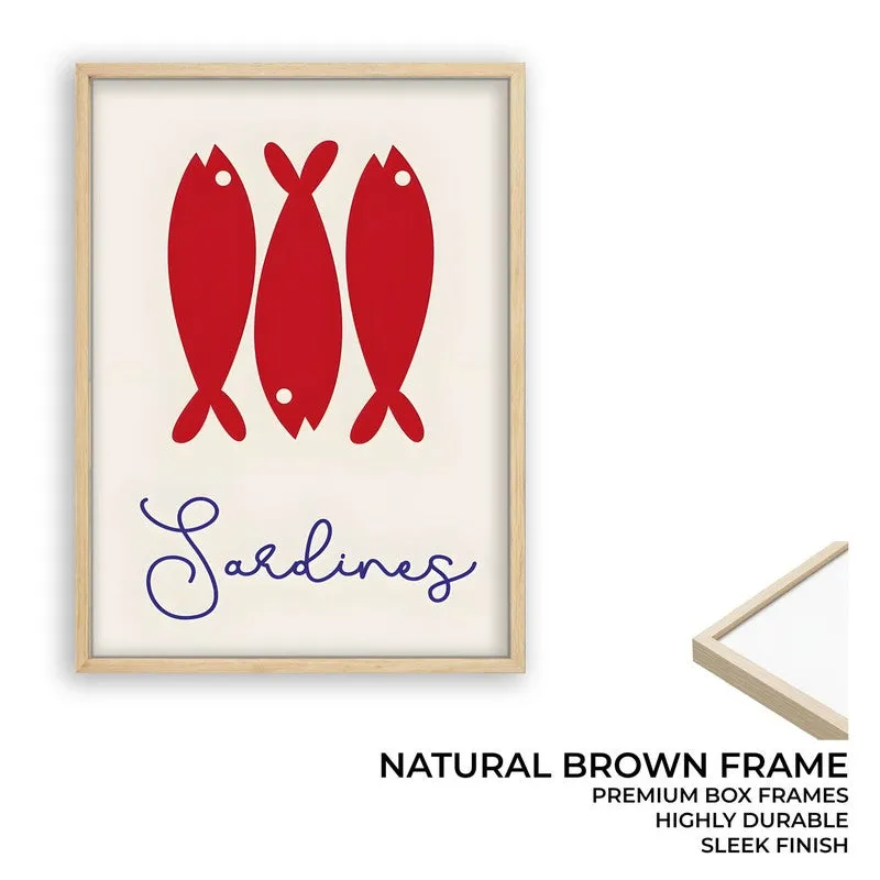 Marine Print Archival Canvas Wall Art - Brown media 9