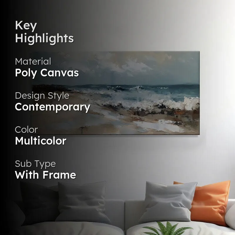 Seashore Poly Canvas Wall Painting media 2