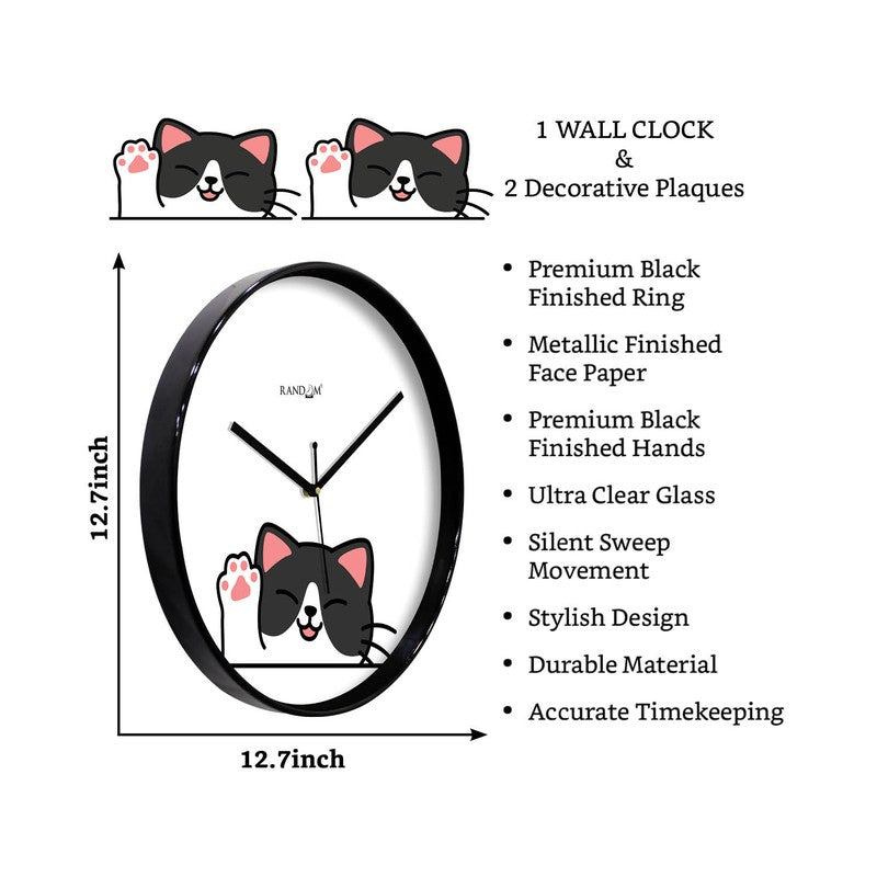 AuroraCat Wall Clock media 9