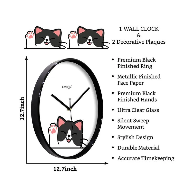 AuroraCat Wall Clock media 9