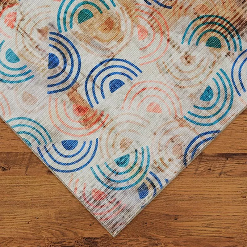Carter Abstract Carpet - Teal media 4