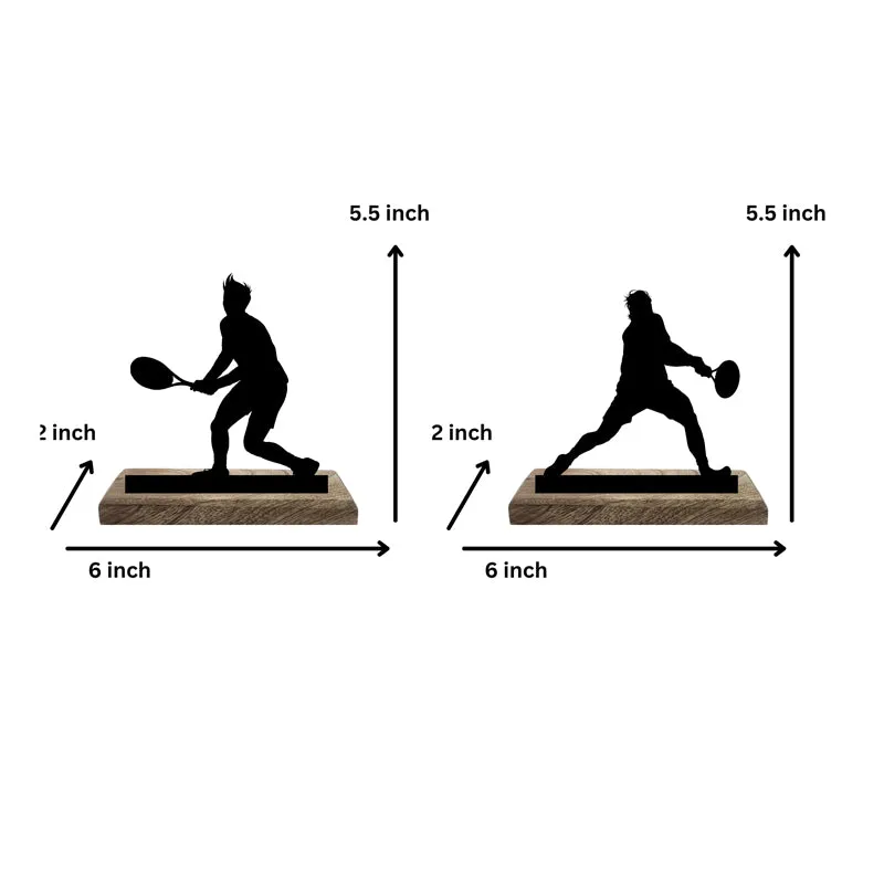Tennis Duo Showpiece - Set Of Two media 5