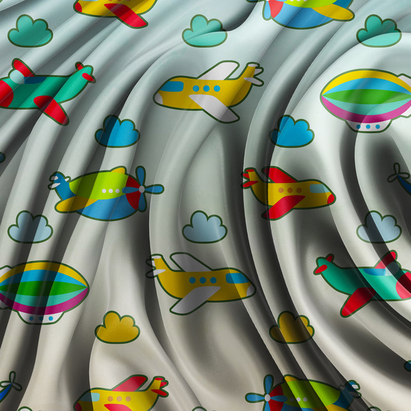 Air Plane PolyCotton Quilt - 150 GSM media 9