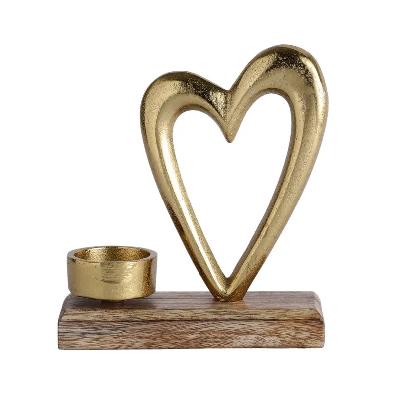 Heart Embrace Tealight Candle Holder media 4