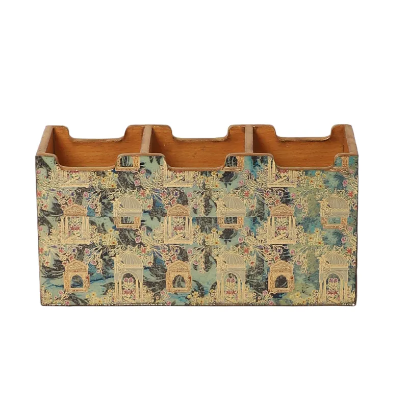 Jharokha Charm Tri-Compartment Cutlery Stand media 3