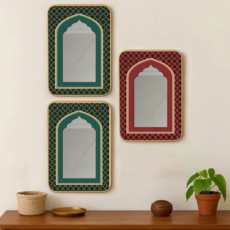 Riwaaz Acrylic Wall Mirrors - Set Of Three media 1