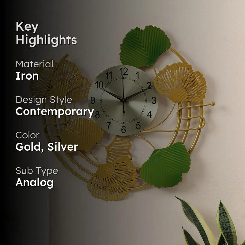Botanique Gild Analog Wall Clocl media 2