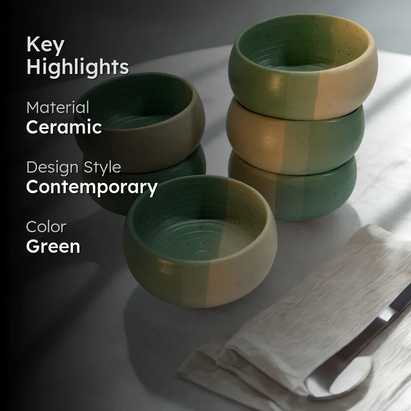 Cera Stripe Snack Bowl  - Set Of Six media 2