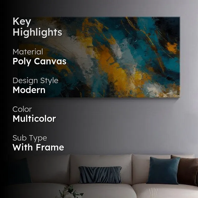 Expressive Abstract Wall Painting media 2