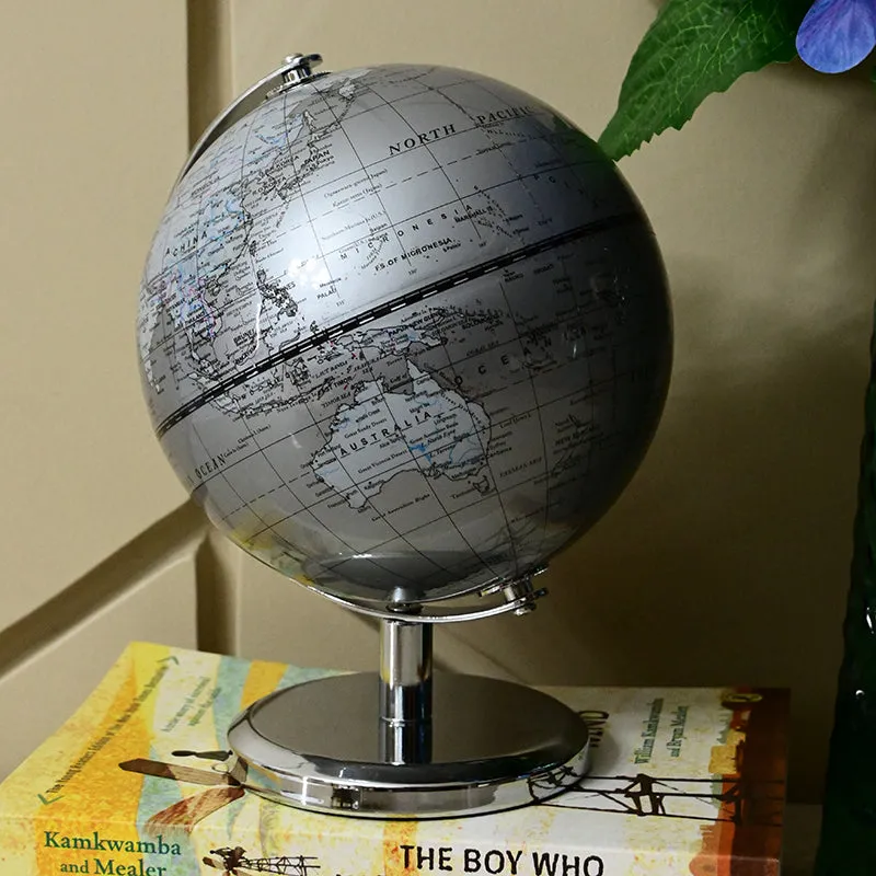 Around The World Metal Showpiece - Grey media 6