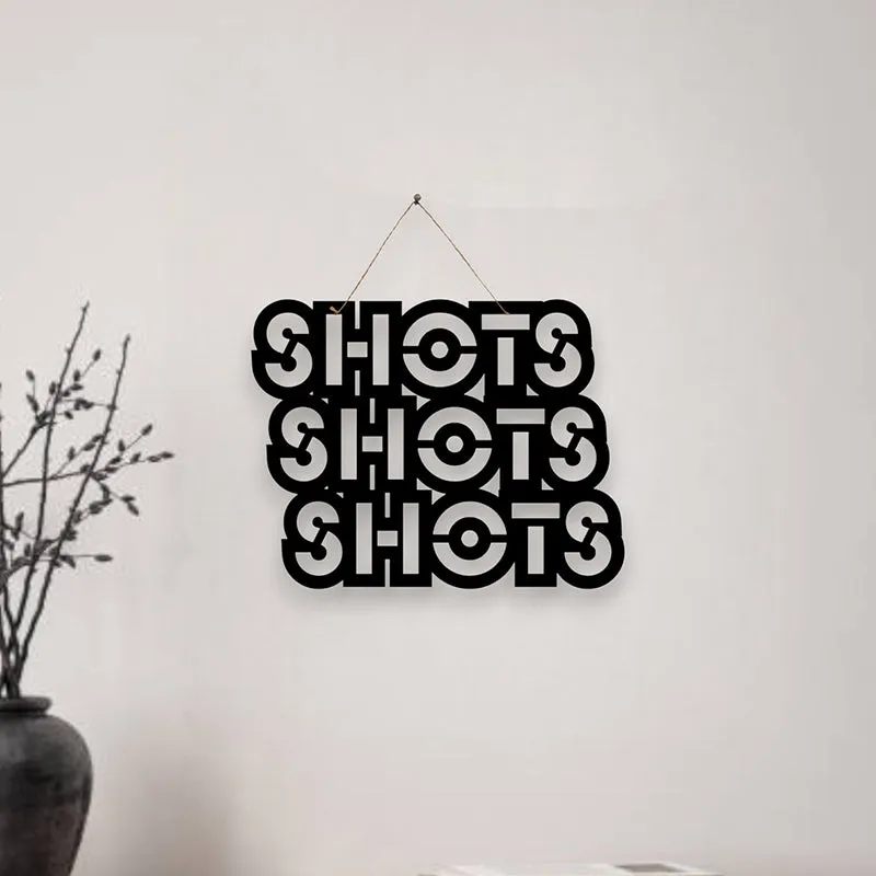 Shots Shots Shots Mild Steel Wall Accent media 1