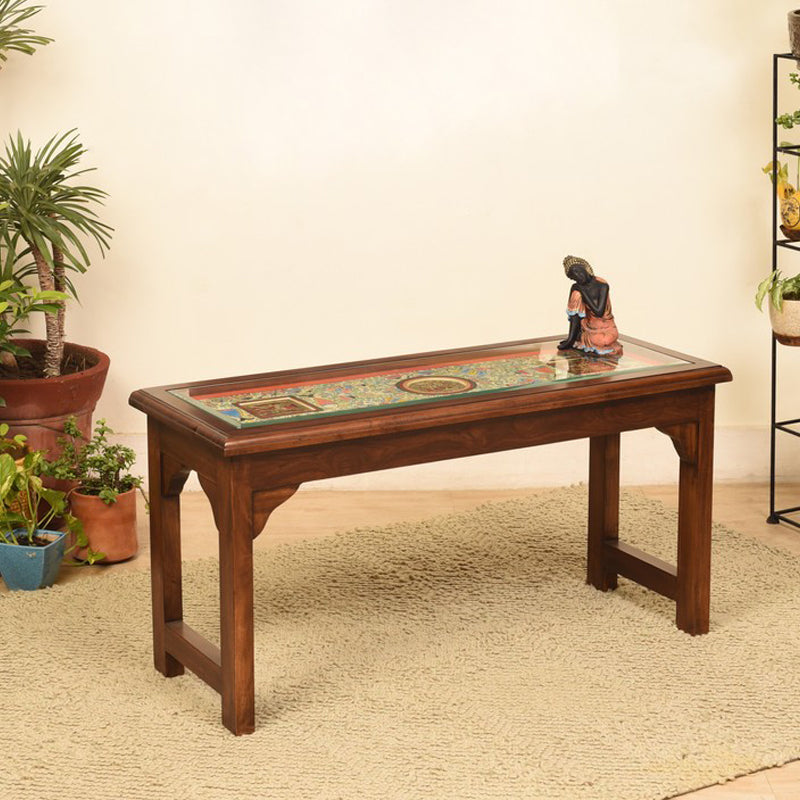 Villy Teak Wood Console Table