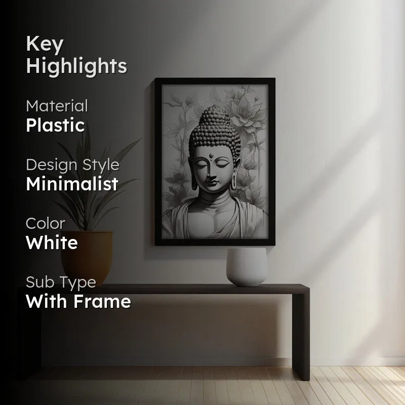 Sublime Tranquility Buddha Wall Painting media 2