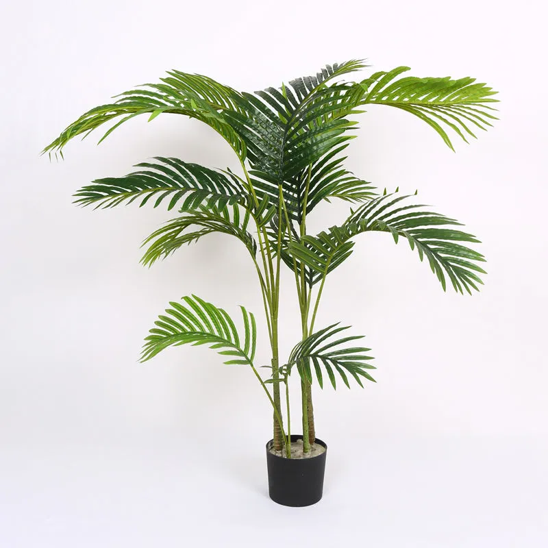 Verdiq Artificial Date Palm With Black Plastic Pot - 4 Feet media 6