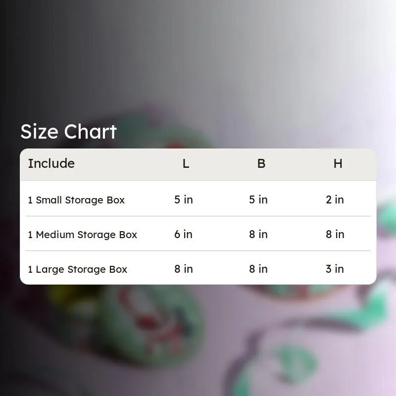 Santa Stock Storage Box - Set Of Three media 6