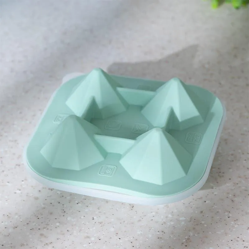 Diamond Cut Silicone Ice Cube Mould media 5