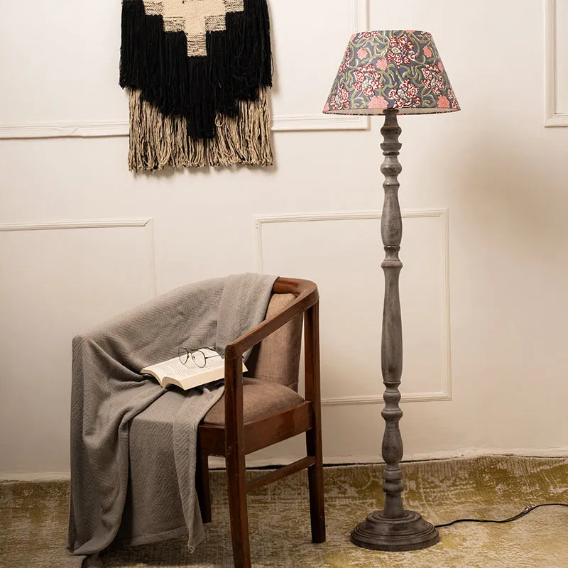 Hewn Cone Ethnica Floor Lamp media 2
