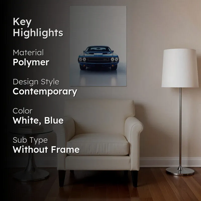 Blue Muscle Wall Poster media 2