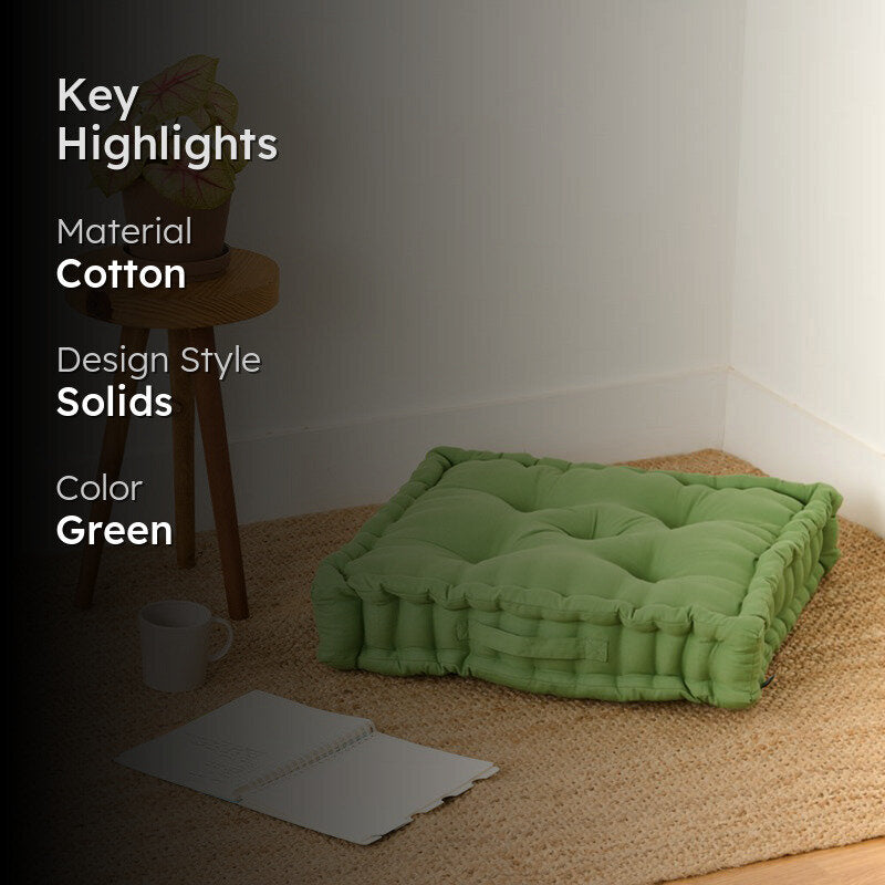 Marlon Floor Cushion - Green media 2