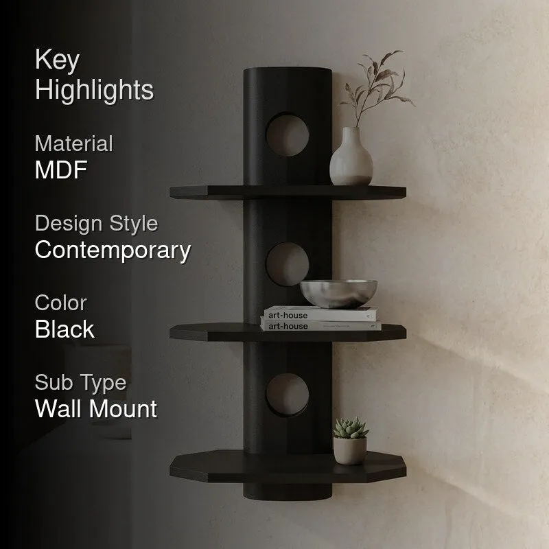 Aspen Wall Shelf - Black media 2