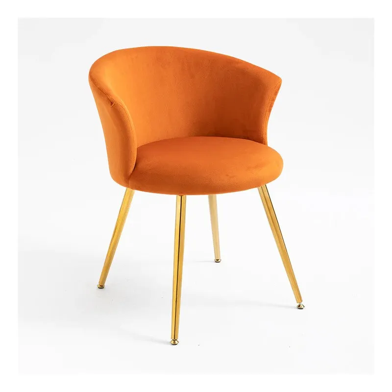 Virelle Metal Accent Chair - Orange media 3