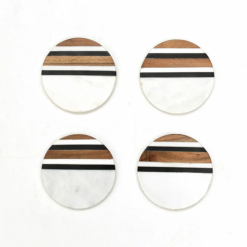 Modern Rustic Coasters - Set Of Four media 5