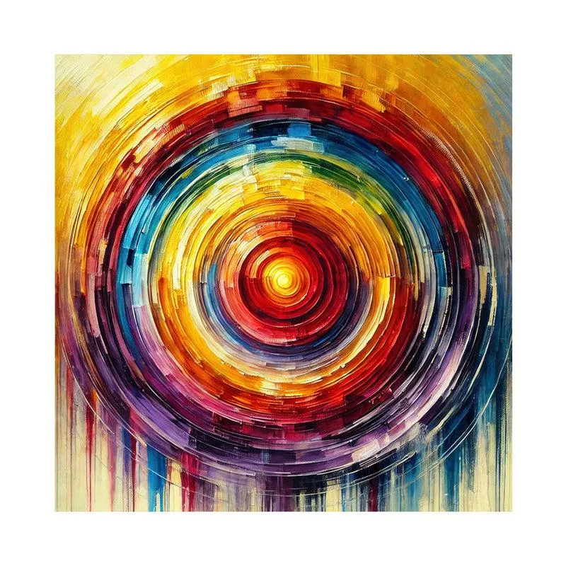 Luminous Spectrum Wall Painting media 4