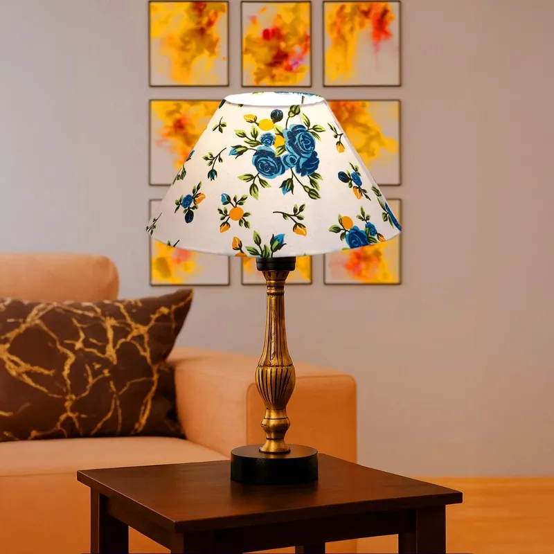 Aurelo Sora Wooden Table Lamp - Multicolor media 3