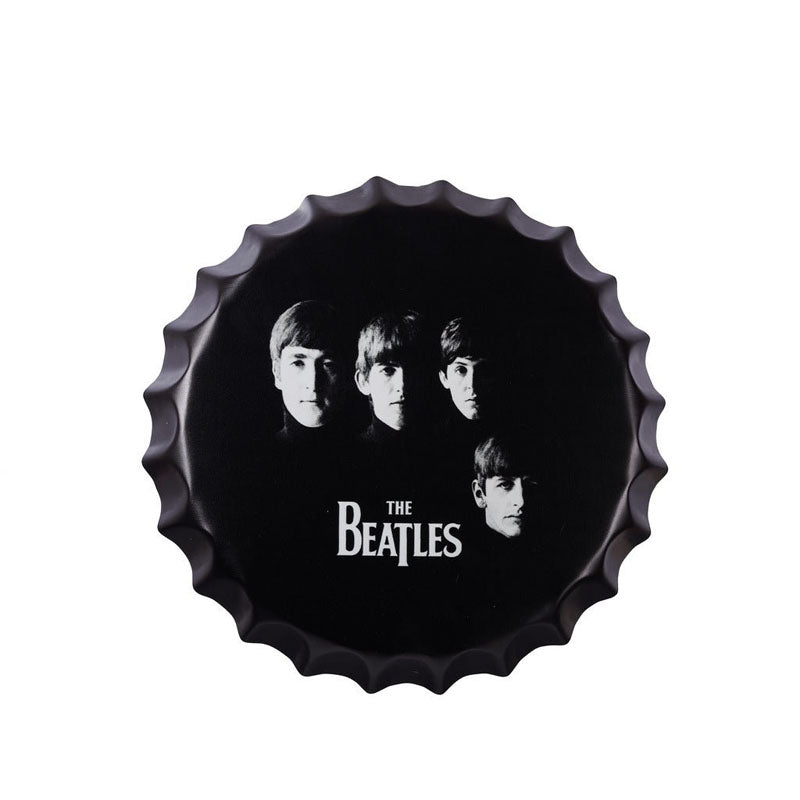 The Beatles Men Bottle Cap Metal Wall Accent media 3