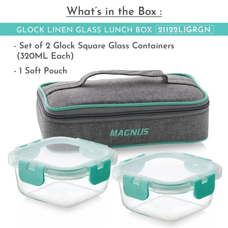 Nexilo Crest Lunch Box with Lunch Bag - Three Piece Set media 4