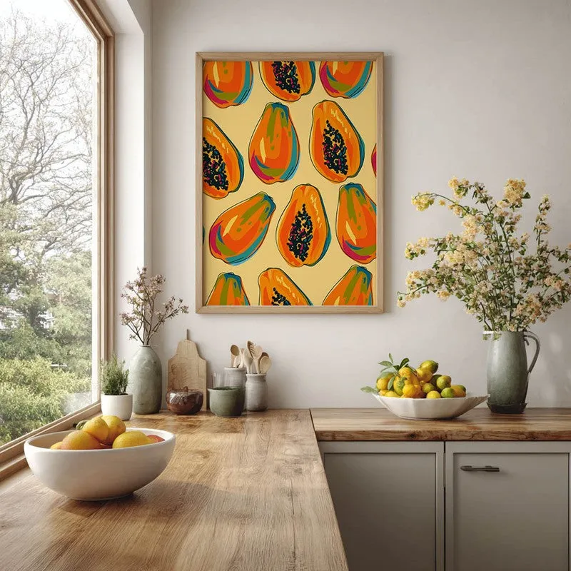 PapayaFarm Archival Canvas Wall Art - Brown media 5