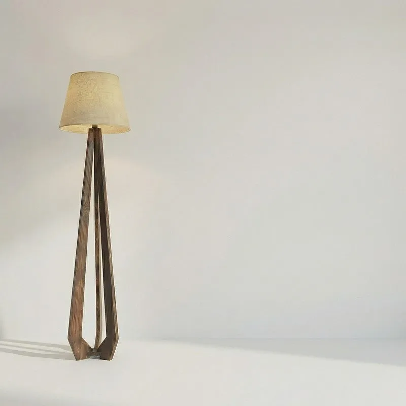 Ardentis Jute & Wood Floor Lamp media 8