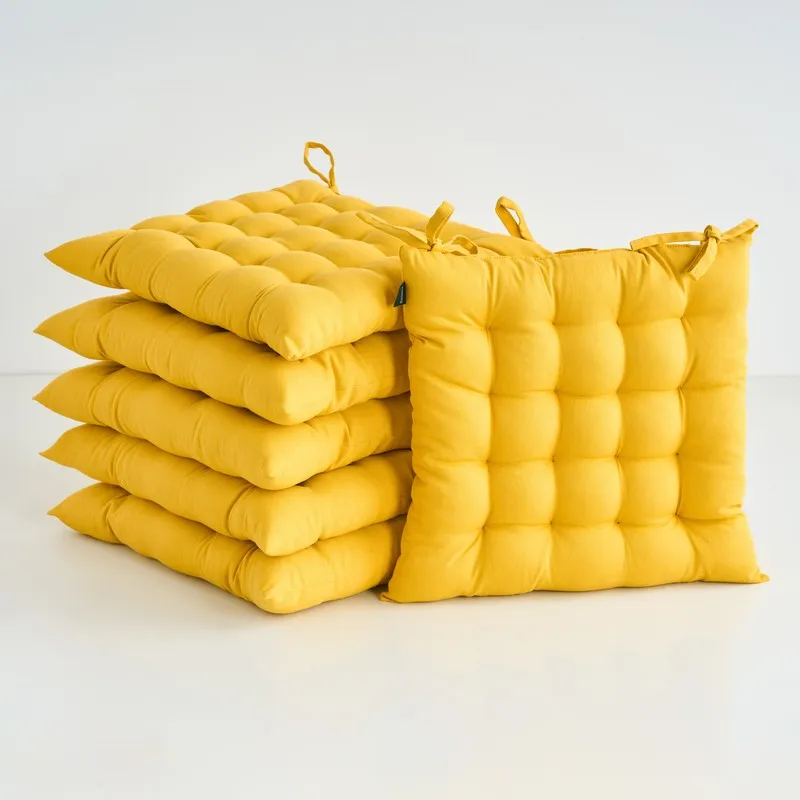 Savra Chair Pad (Yellow) - Set Of Six media 3