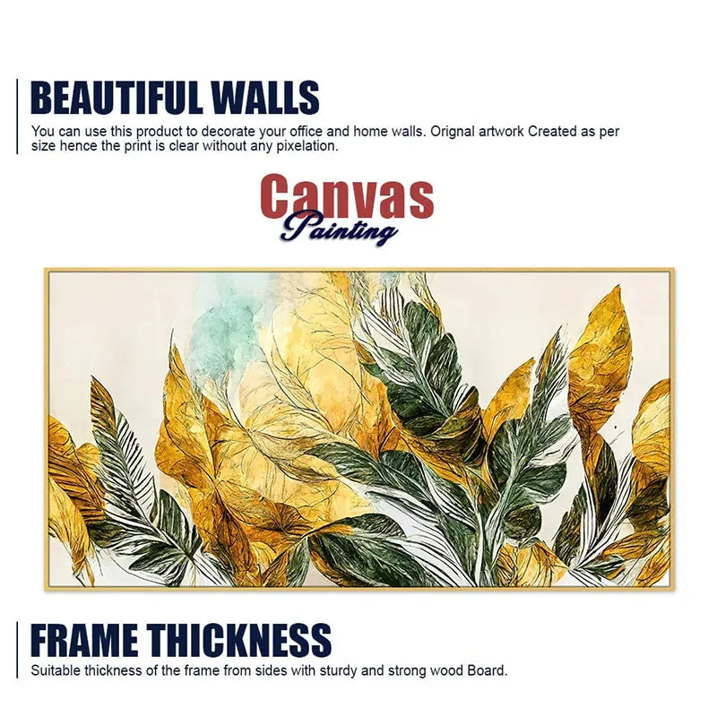 Leaves Of Gold Canvas Wall Painting media 8