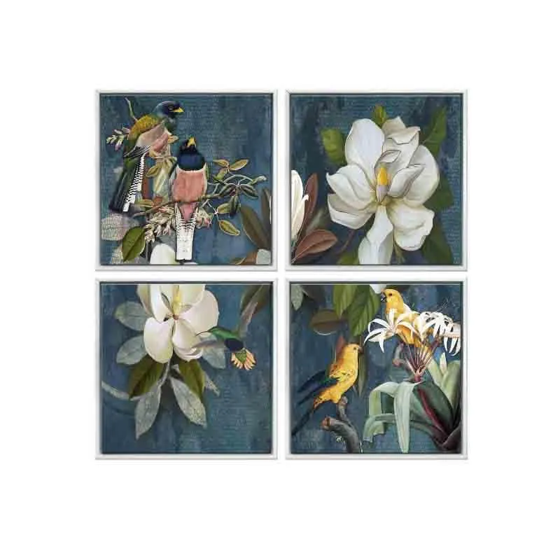 Jungle Scenes Poly Canvas Wall Art - Set of Four media 5