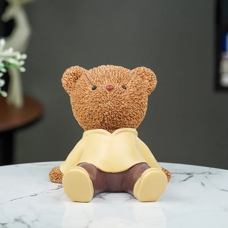 Decorative Teddy Bear Showpiece -Brown media 1