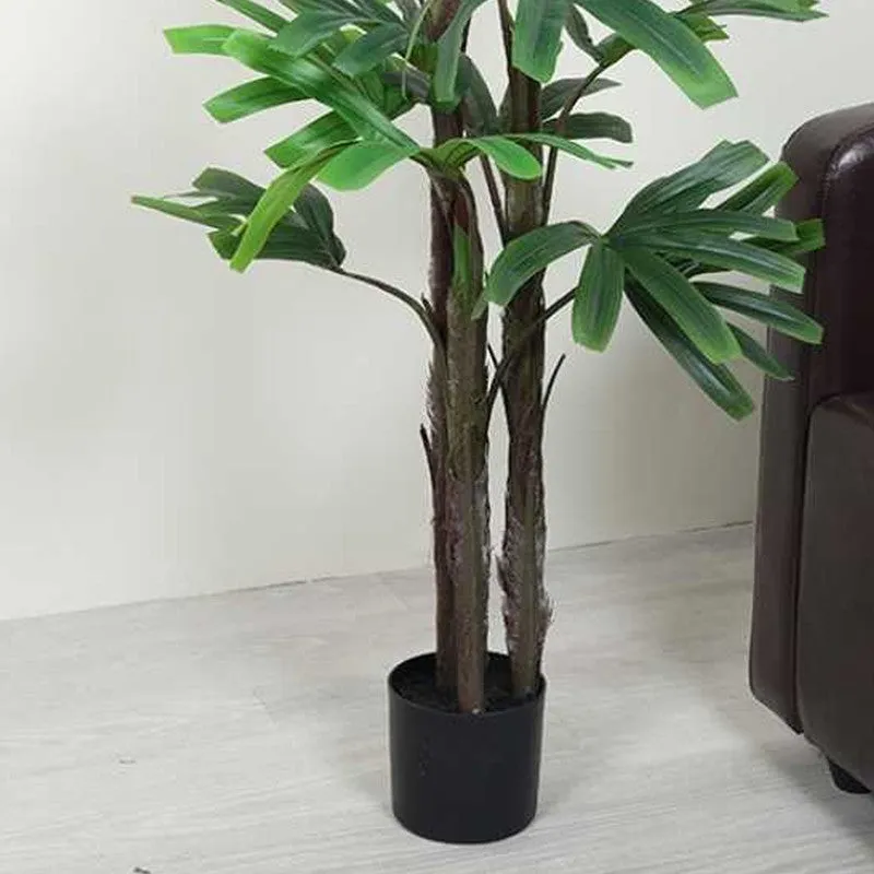Artificial Rhapis Palm Plant Without Pot - 4.9 Feet media 4