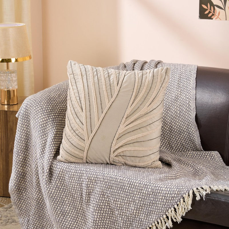 Tropical Charm Cotton Velvet Cushion