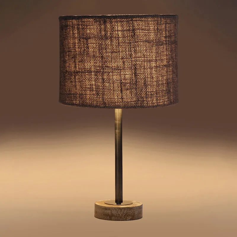 Sienna I Rodin Wooden Table Lamp - Grey,Silver,White media 6