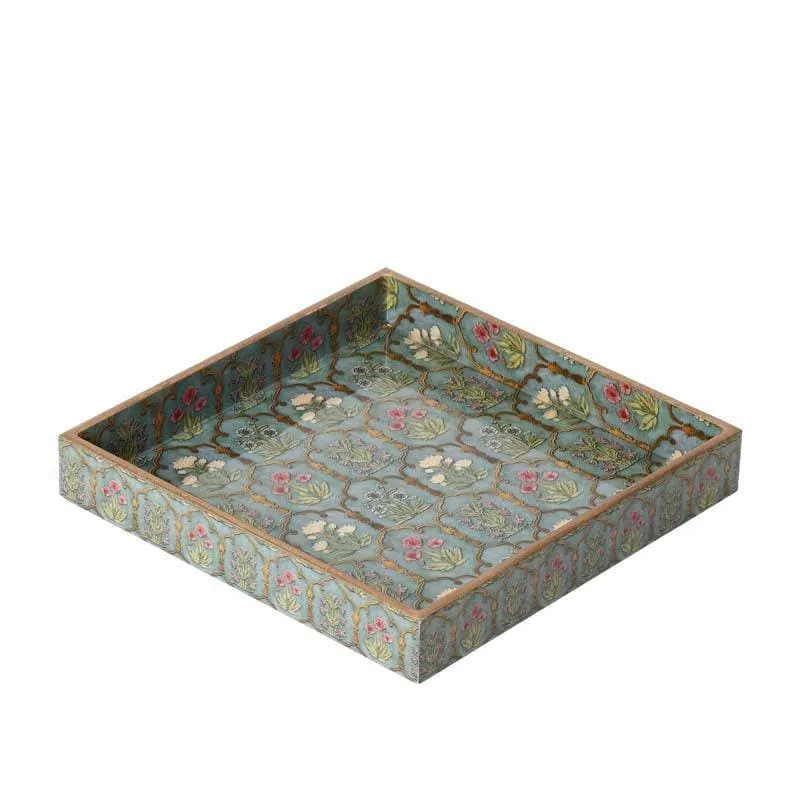 Fleur Jharokha Square Serving Tray media 3