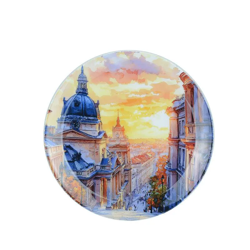 City Sunset Iron Wall Plate media 3