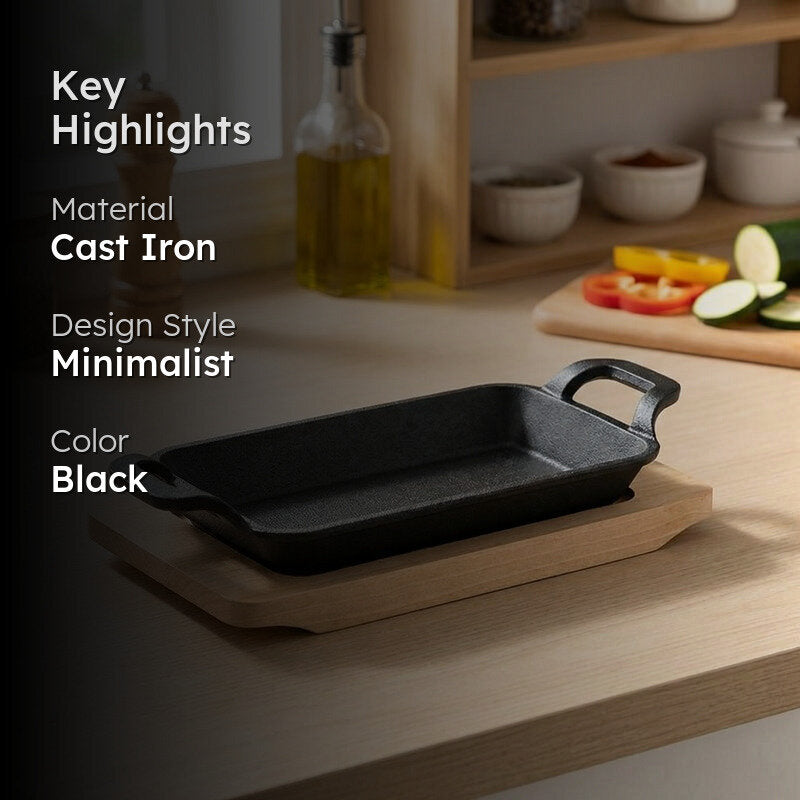Bergner Cook & Share Cast Iron Mini Baking or Cooking Pan - 230 ML image 2