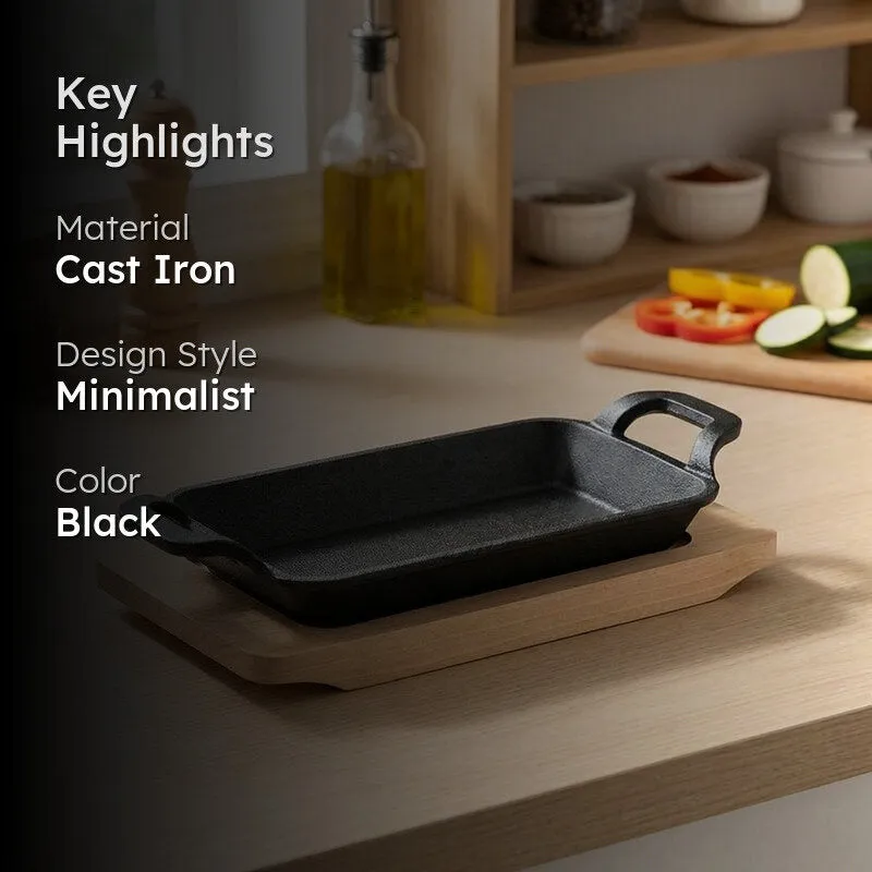 Bergner Cook & Share Cast Iron Mini Baking or Cooking Pan - 230 ML media 2