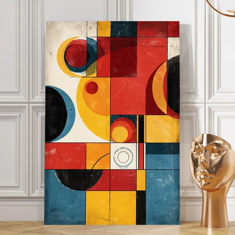 Fracta Lines Abstract Canvas Wall Art media 7