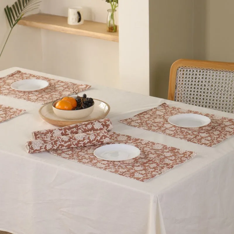 Rustic Indian Canvas Table Mats - Set Of Six media 9