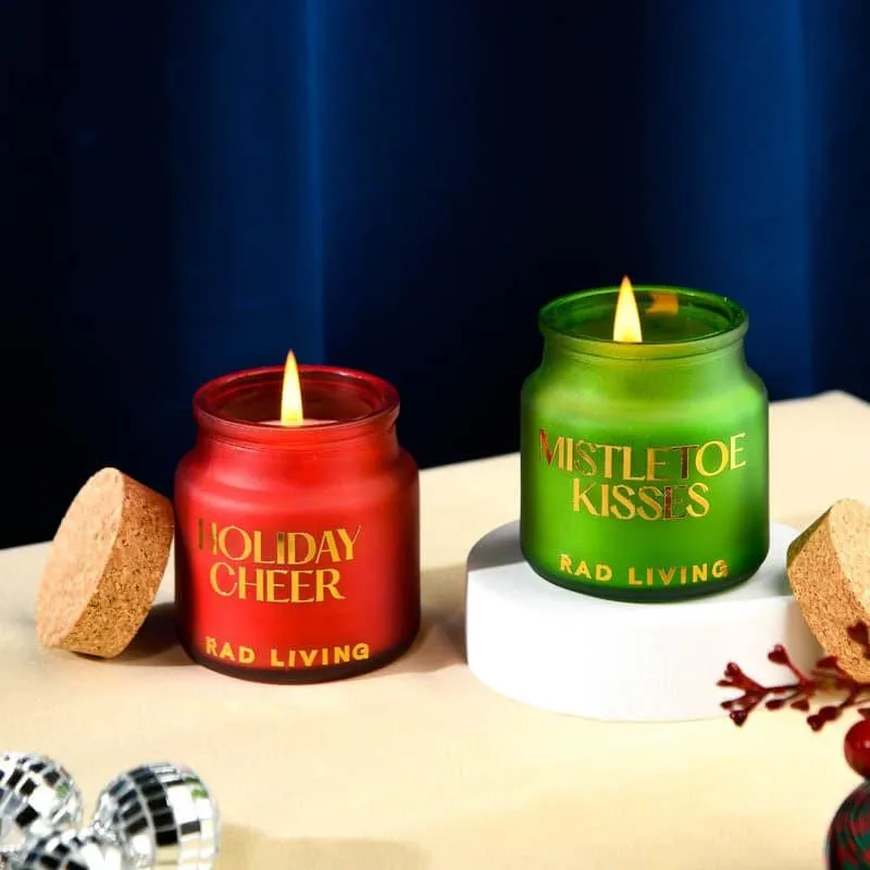 Holiday Cheer & Mistletoe Kisses - Set of 2 Scented Votive Candles media 3