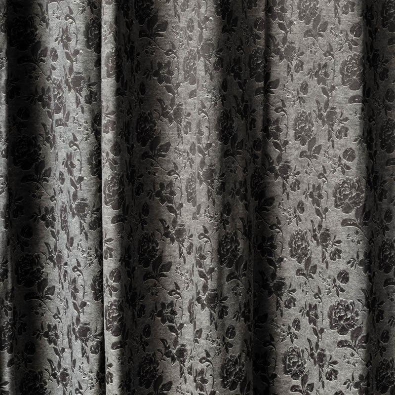 Gulaab Jacquard Single Curtain (Brown) media 3