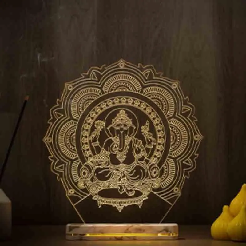 Morya Acrylic Table Lamp - Transparent media 1