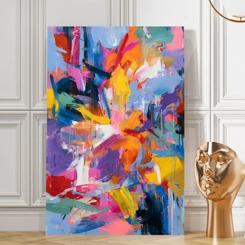 Modern Color Matrix Canvas Wall Art media 5